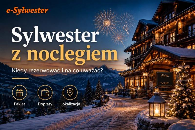 Sylwester z noclegiem – kiedy rezerwować i na co uważać?