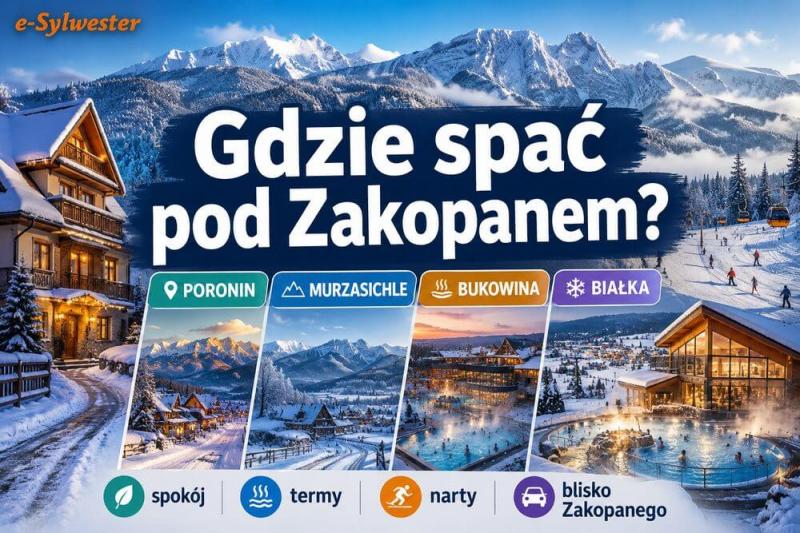 Poronin, Murzasichle, Bukowina czy Białka – nocleg pod Zakopanem