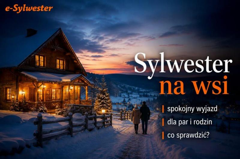 Sylwester na wsi – spokojny wyjazd poza miastem