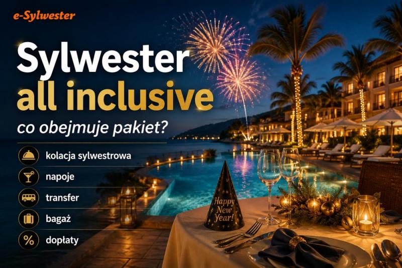 Sylwester all inclusive – co obejmuje pakiet i jak porównać?