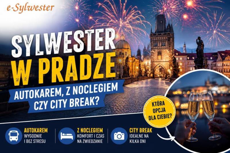 Sylwester w Pradze: autokar, nocleg czy city break?