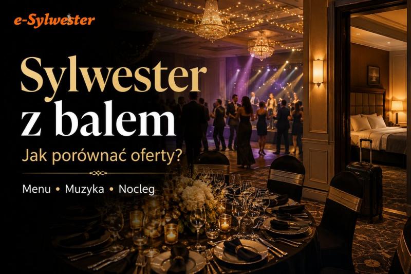 Sylwester z balem 2026/2027 – menu, muzyka i nocleg