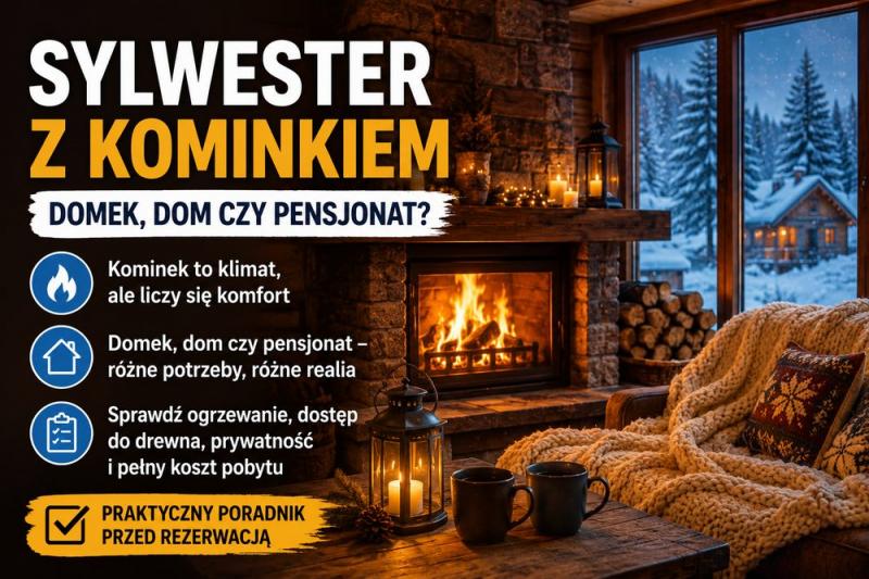 Sylwester z kominkiem – domek, dom czy pensjonat?