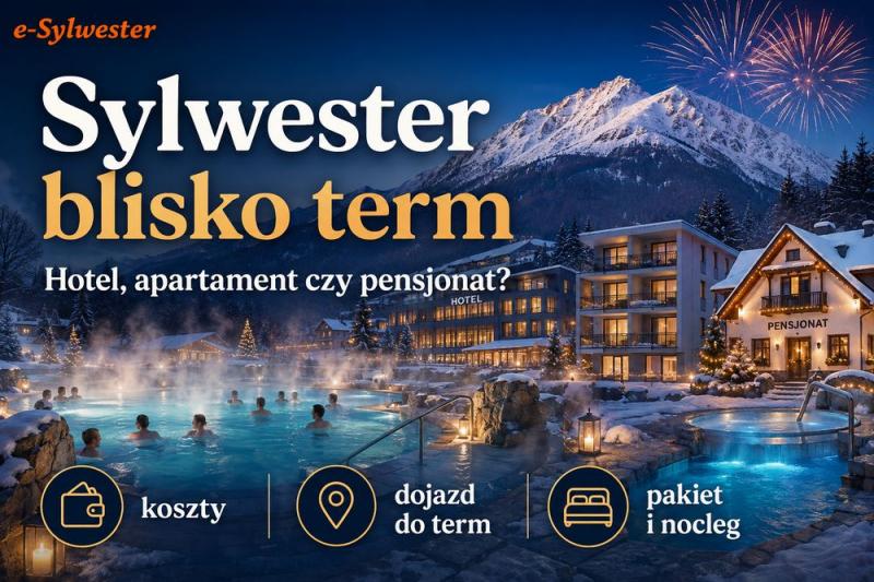 Sylwester blisko term – hotel, apartament czy pensjonat?