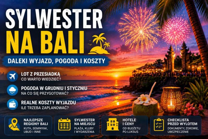 Sylwester na Bali – daleki wyjazd, pogoda i koszty